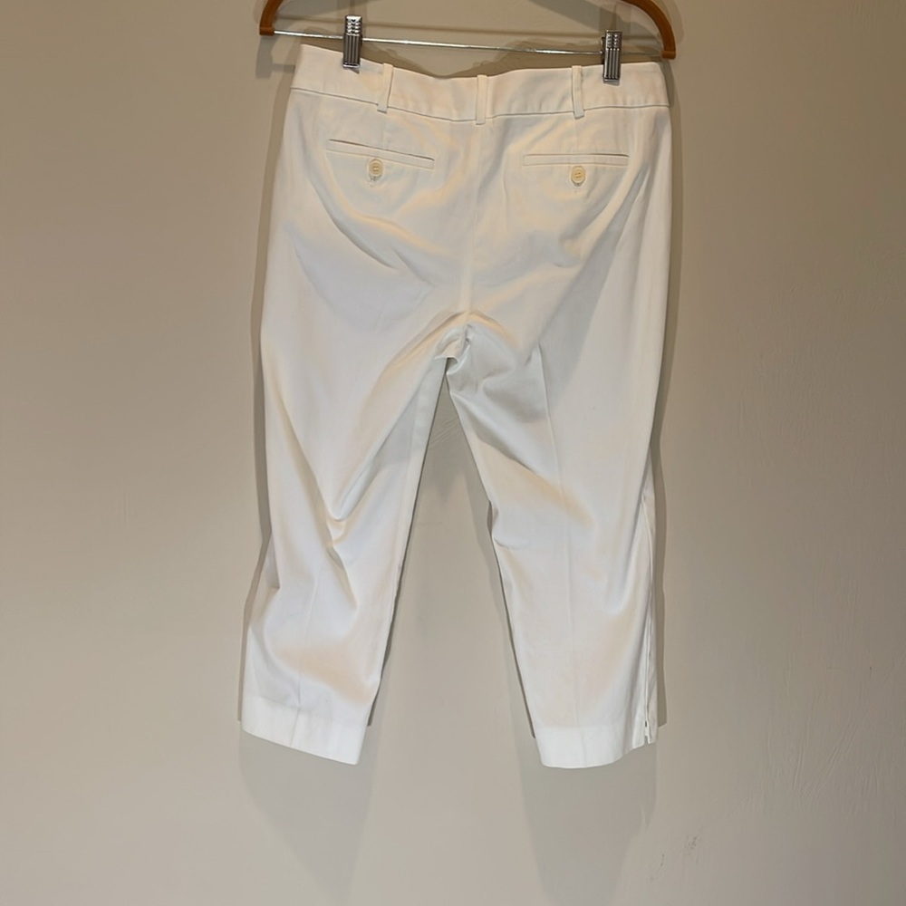Talbots White Capri Pants - Picture 2 of 5